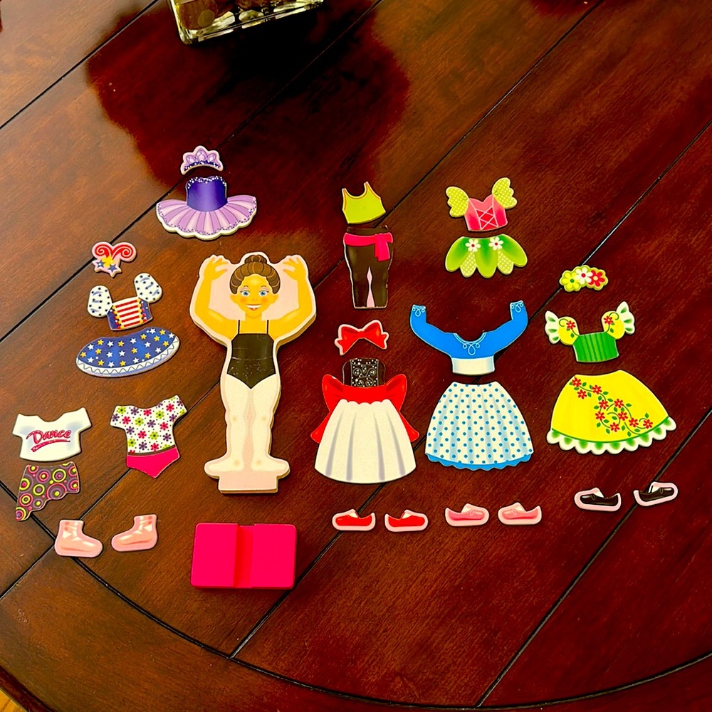 Melissa and Doug magnetic doll Nina Ballerina